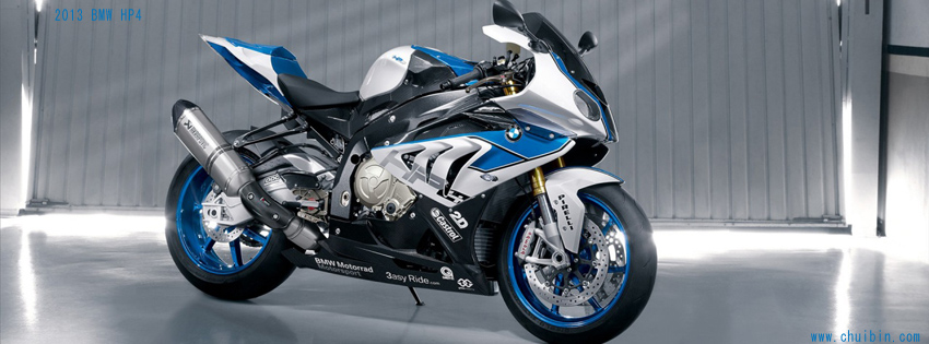 2013 BMW HP4 facebook cover photo