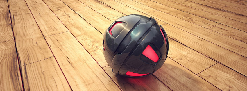 3D Sphere facebook cover photo