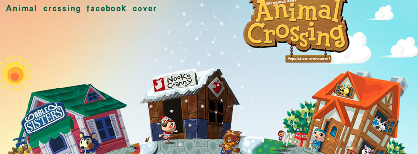Animal crossing facebook cover photo