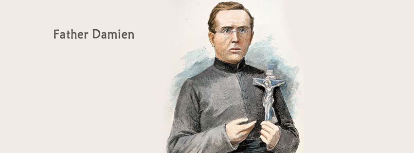 Father Damien facebook covers page