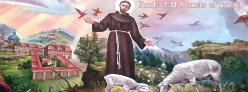 Feast of St Francis of Assisi facebook covers
