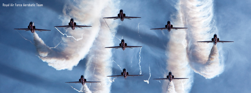 Royal Air Force Aerobatic Team facebook cover photo