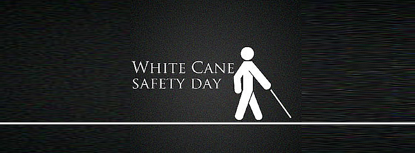 White Cane Safety Day facebook timeline cover picture