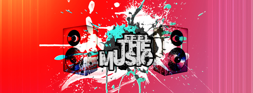 Abstract music facebook banner pics