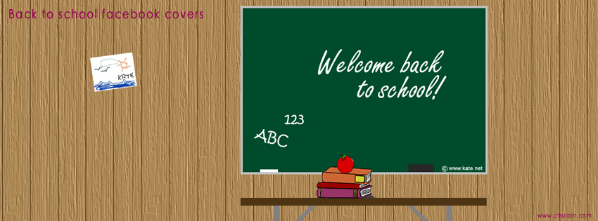 Back to school facebook covers photo