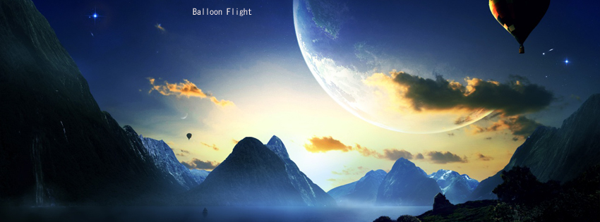 Balloon Flight facebook cover photo