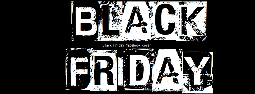 Black Friday facebook timeline cover photo