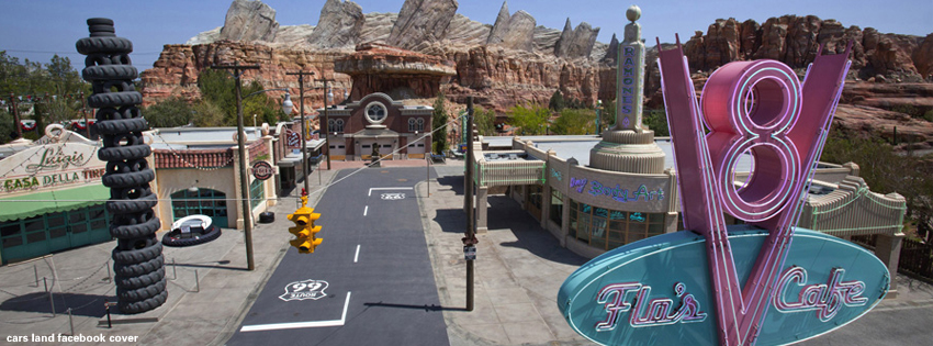 Cars land facebook cover photo