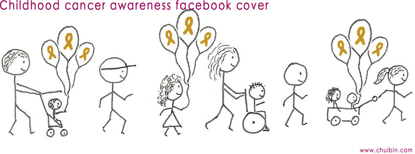 childhood cancer awareness facebook cover
