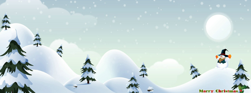 Christmas snow pictures for facebook cover