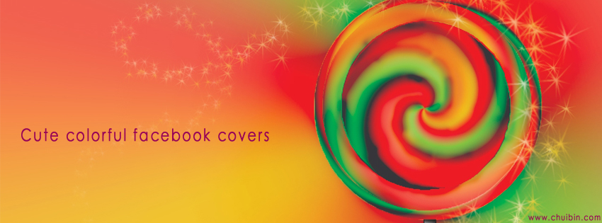 Cute colorful facebook covers photo