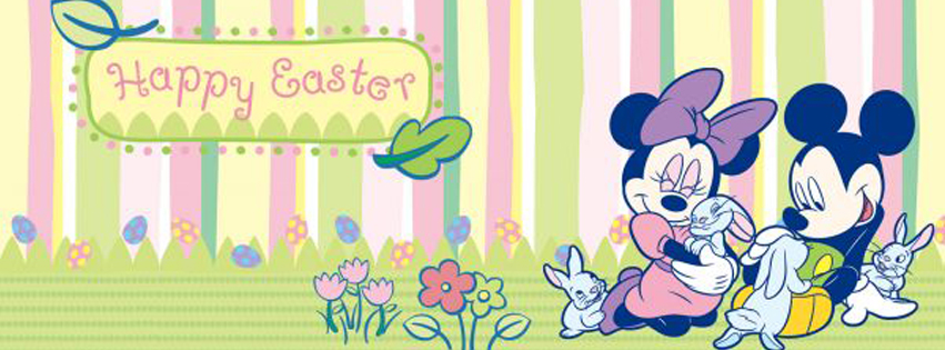 Disney easter facebook covers page