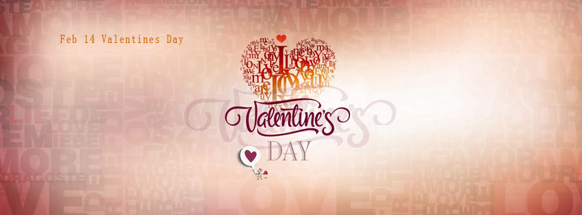 Feb 14 Valentines Day facebook cover
