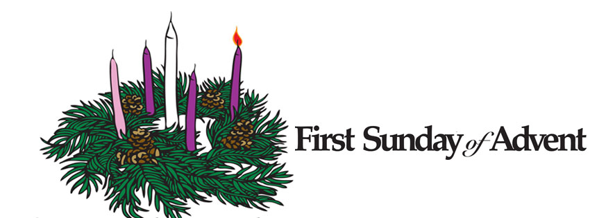 First sunday advent facebook cover photo