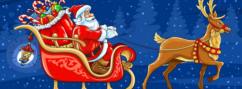 Free christmas facebook cover photo