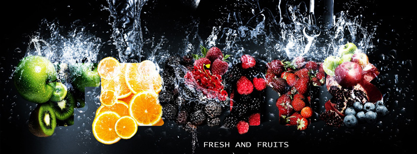 Fresh Fruits facebook cover photo