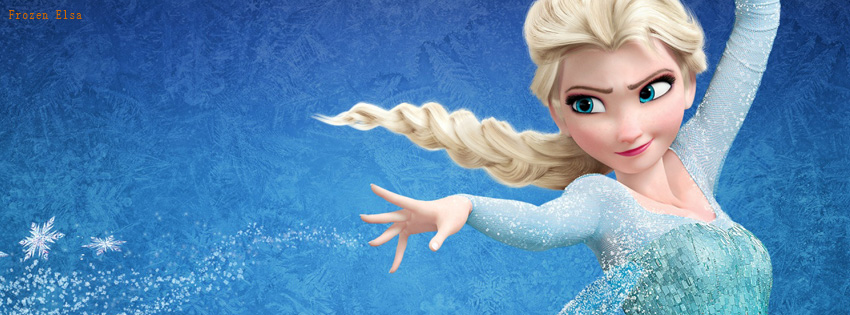 Frozen Elsa facebook cover photo