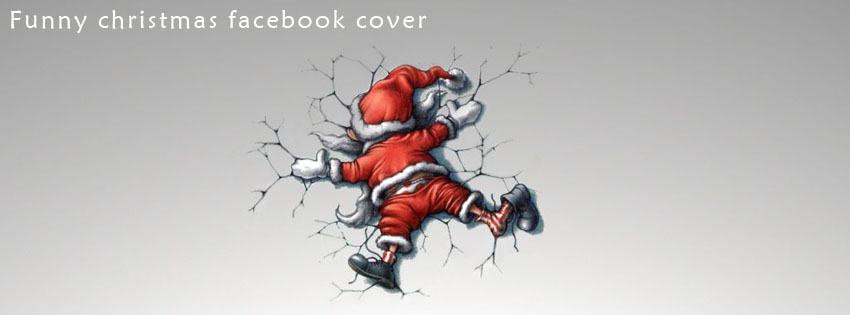 Funny christmas facebook cover photo