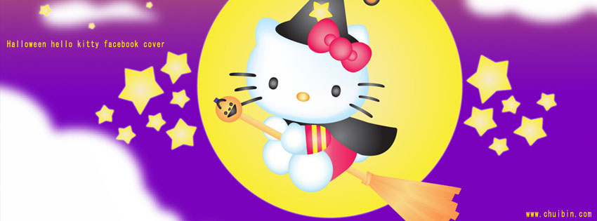 Halloween hello kitty facebook cover picture