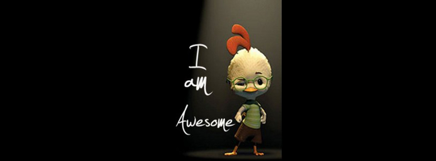 I am awesome facebook timeline cover photo