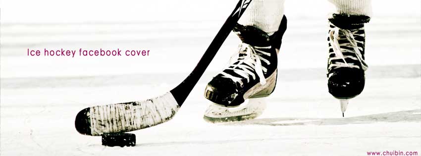 Ice hockey facebook cover photo