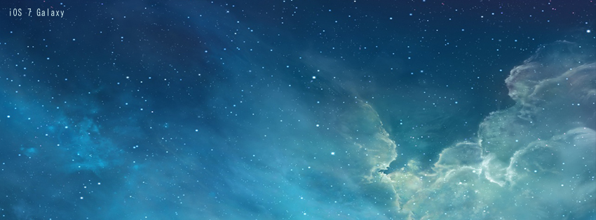 iOS 7 Galaxy facebook cover photo