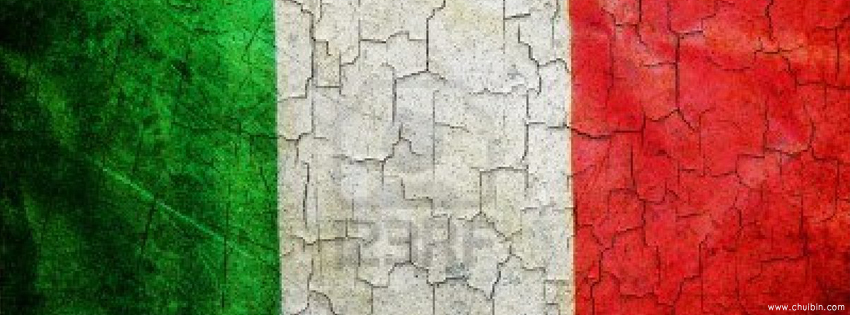Italian flag facebook covers photo
