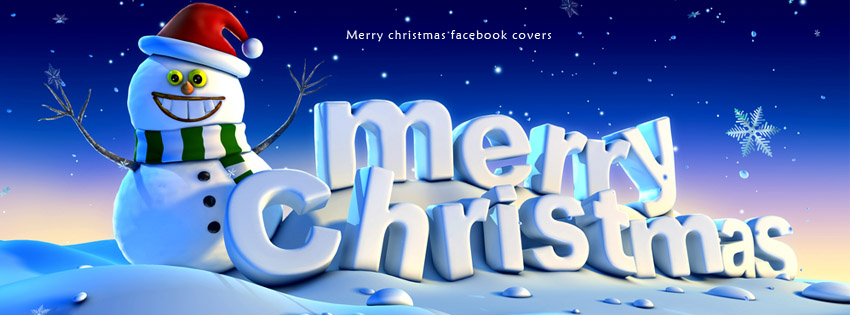 Merry christmas facebook covers pictures