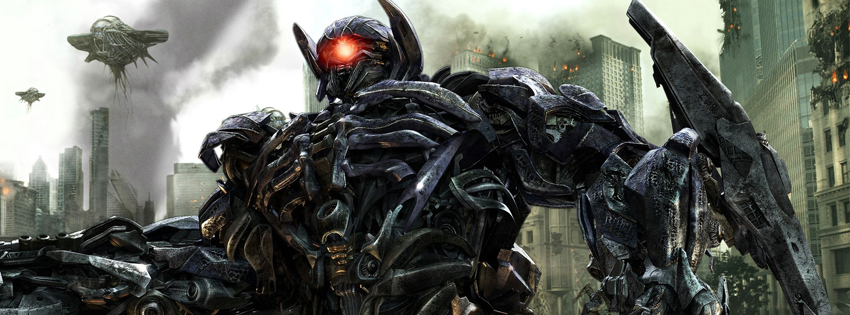 Shockwave in New Transformers facebook cover photo