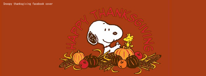 Snoopy thanksgiving facebook cover pictures