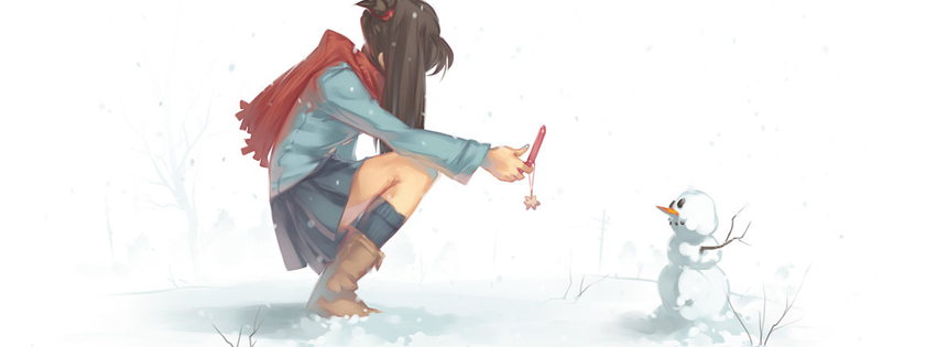 snow friends facebook cover