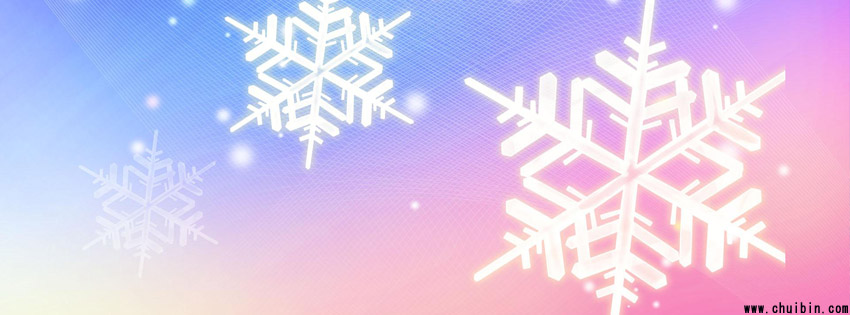 Snowflakes facebook banners pictures