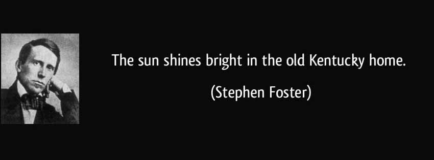 Stephen Foster quotes for facebook cover