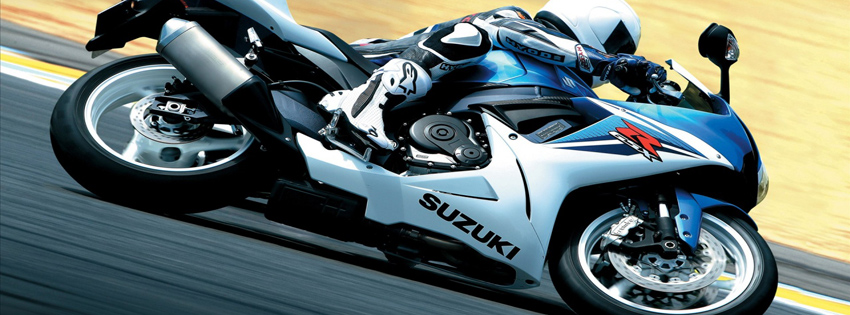Suzuki GSX R600 facebook cover photo