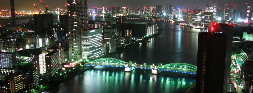 Tokyo Panorama facebook cover photo