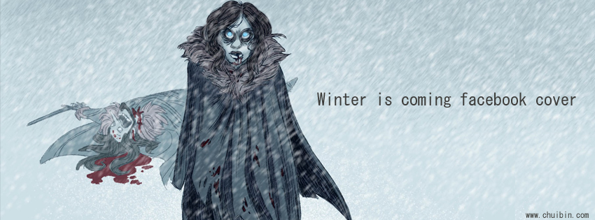 Winter is coming facebook cover photo